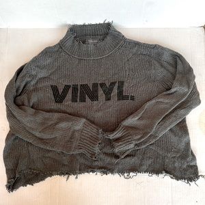 Wooden ships VINYL sweater